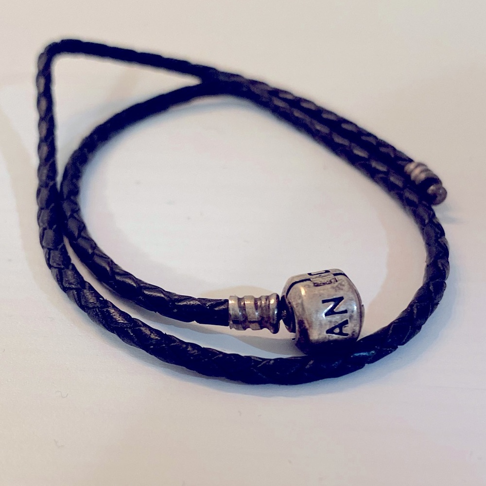 Leather Pandora Wrap Bracelet